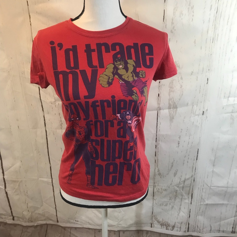 Women’s superhero graphic tee